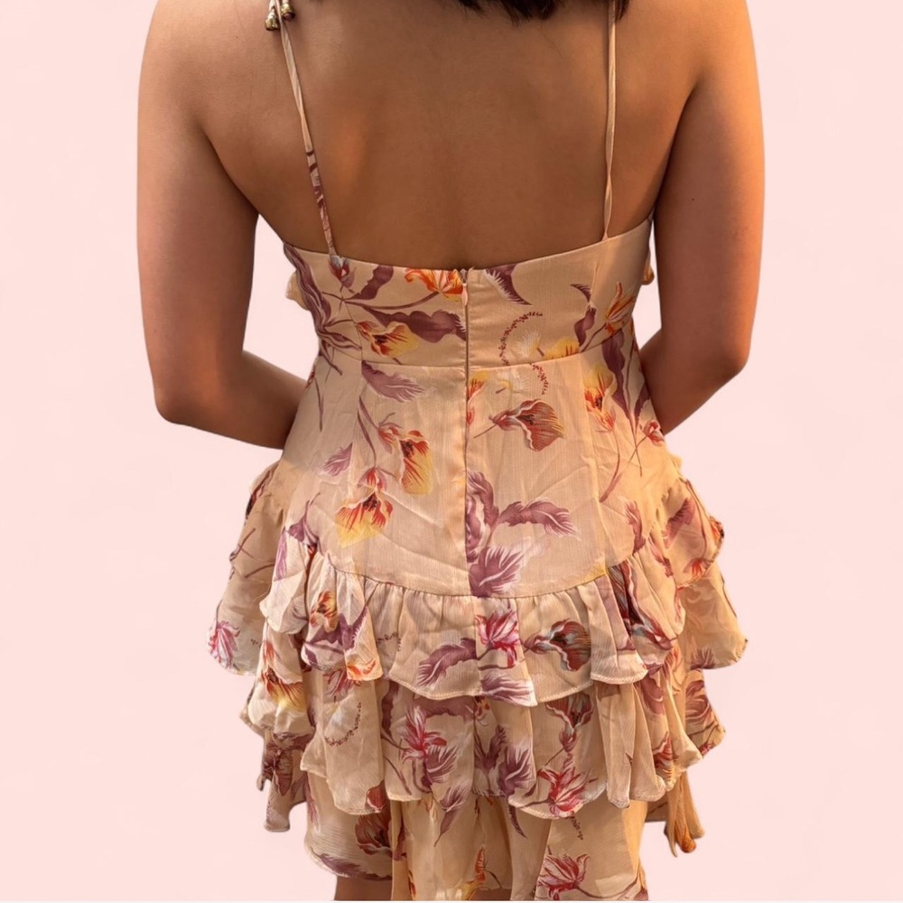 Floral Ruffle Dress - Picture 2 of 3